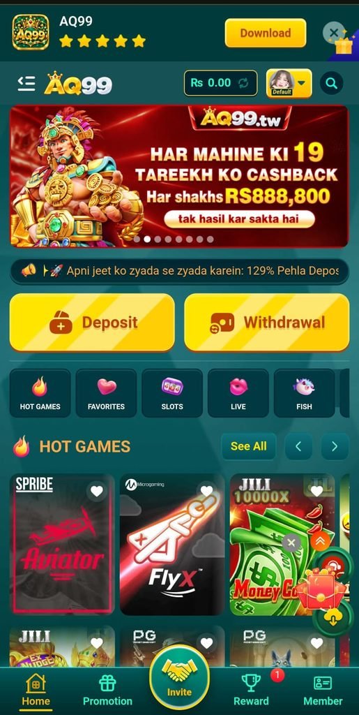 AQ99 Game mobile platform and game categories