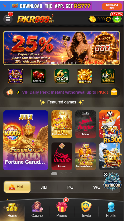 PKR999 Game mobile platform overview