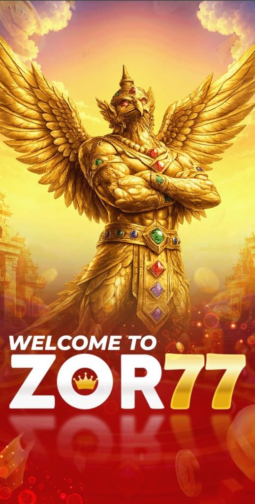 ZOR77 Game logo displayed on the mobile start screen