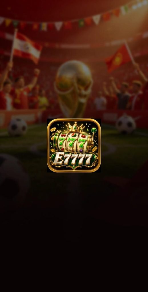 E7777 Game splash screen displayed while the mobile platform loads